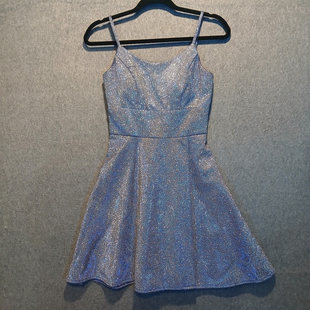 Morgan & Co. SZ 1 Dress y2k fairy glam color shift princess coquette prom hoco